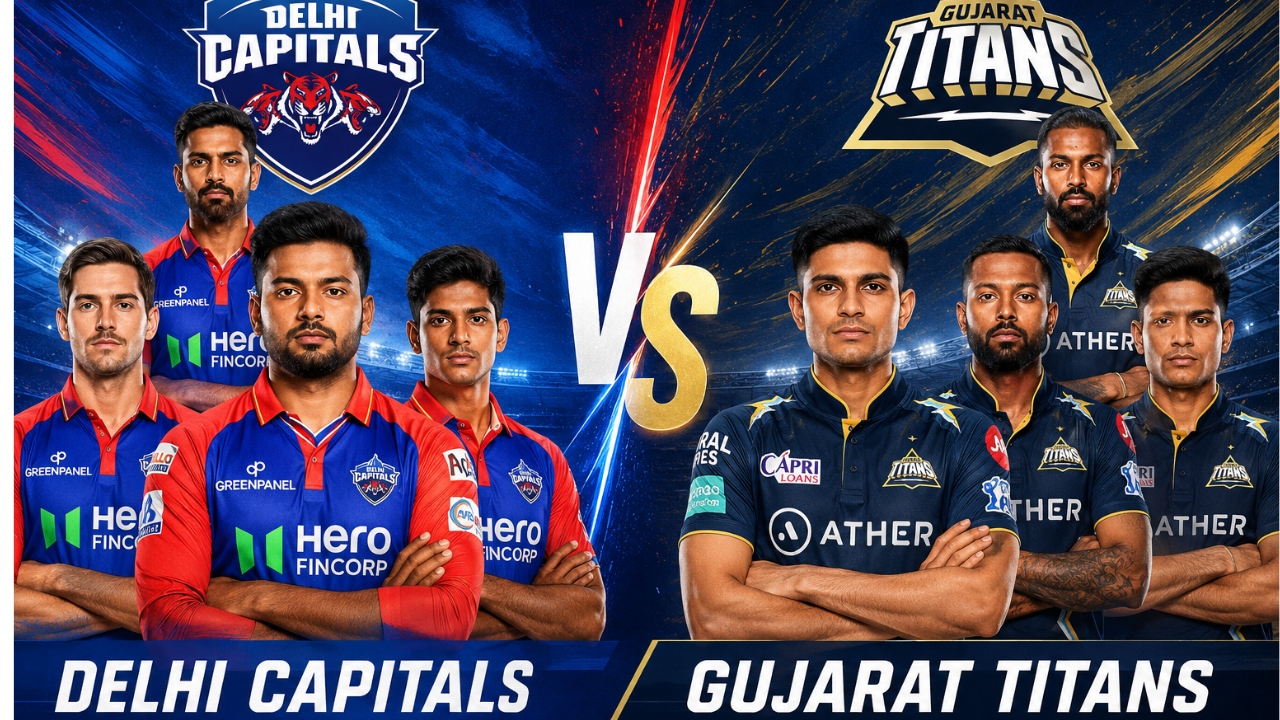 Delhi Capitals vs Gujarat Titans Timeline