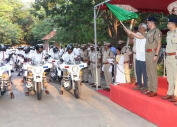 CSK Gifts 63 Motorcycles to Chennai Traffic Police Under CSR Initiative